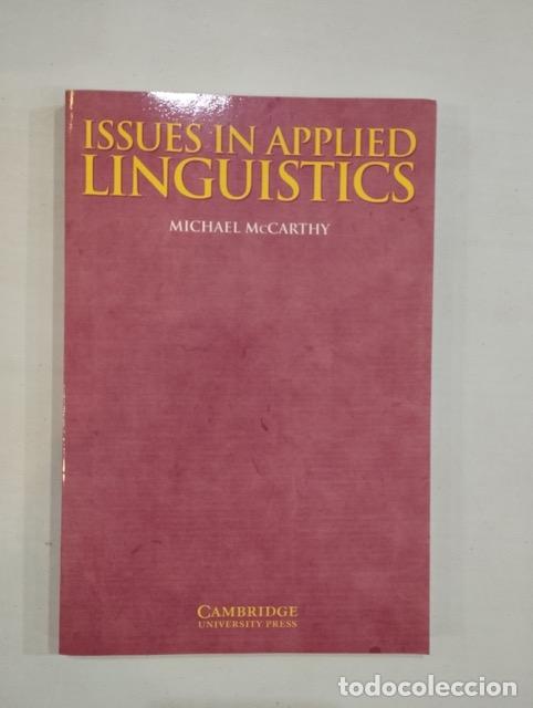 Libros: Michael McCarthy - Issues in applied linguistics - Foto 1