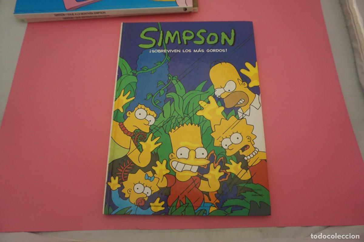 Libros: M4G/ COMIC SIMPSON - &iexcl;SOBREVIVEN LOS MAS GORDOS! - Foto 1
