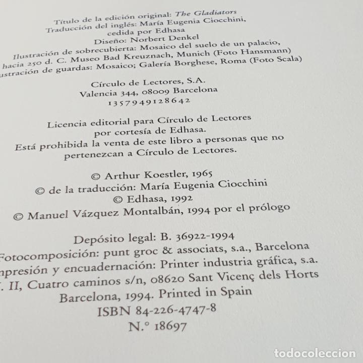 Libros: LIBRO-ESPARTACO-ARTHUR KOESTLER-C&Iacute;RCULO DE LECTORES-1998-EXCELENTE. - Foto 16