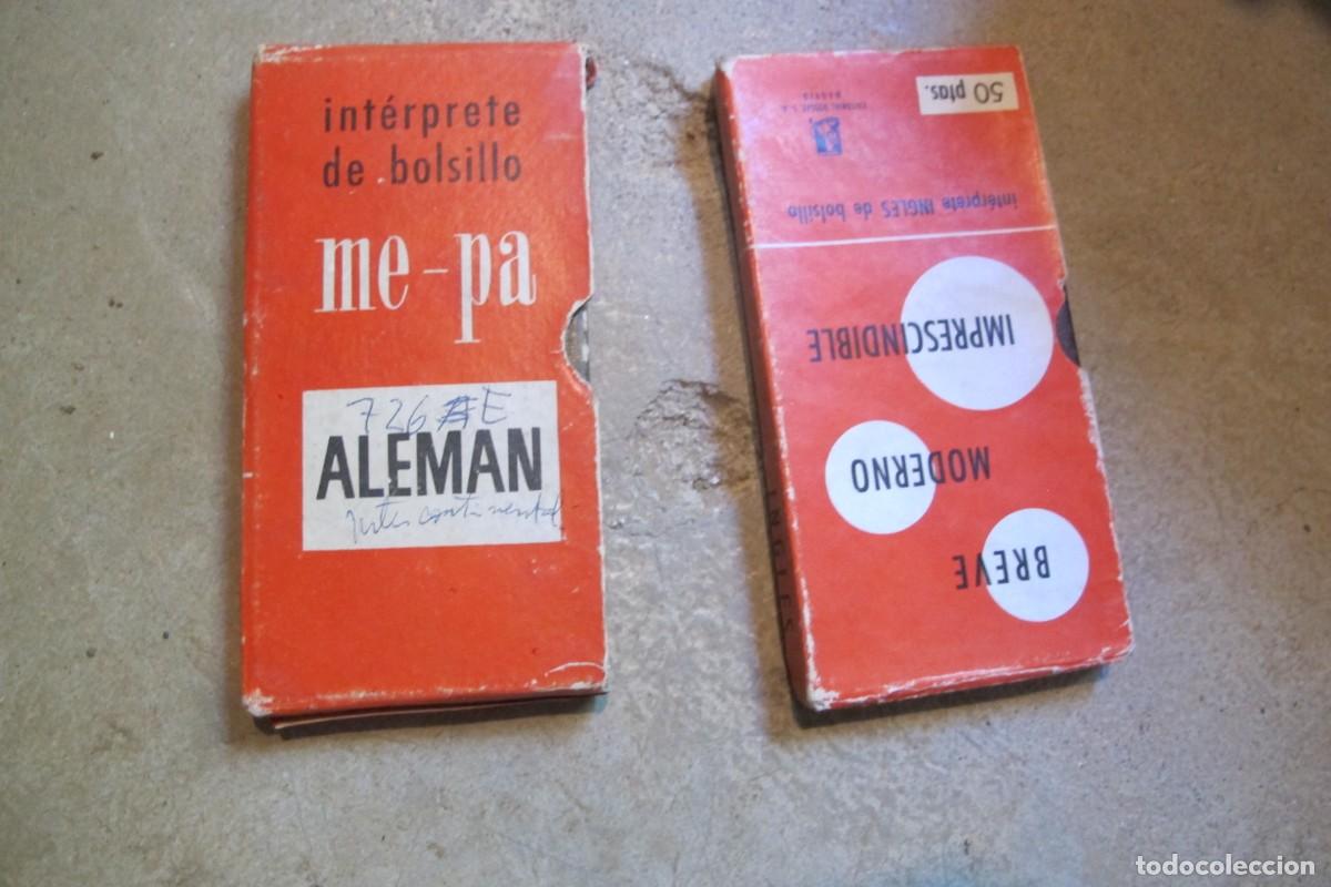Libri di seconda mano: ME-PA. INTERPRETE DE BOLSILLO ALEMAN Y INGLES