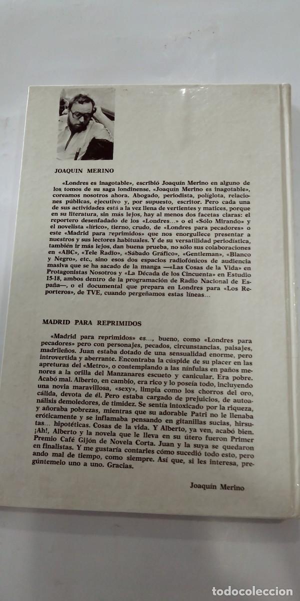 Libros: Madrid para reprimidos Joaqu&iacute;n Merino - Foto 2