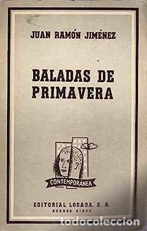 Libros: Baladas de primavera - Jim&eacute;nez, Juan Ram&oacute;n - Foto 1