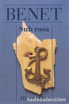 Libros: SUB ROSA - BENET - Foto 1