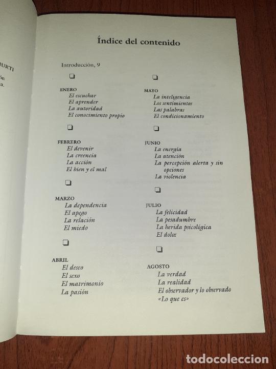 Libros: EL LIBRO DE LA VIDA � MAESTROS CONTEMPORANEOS - KRISHNAMURTI - Foto 3