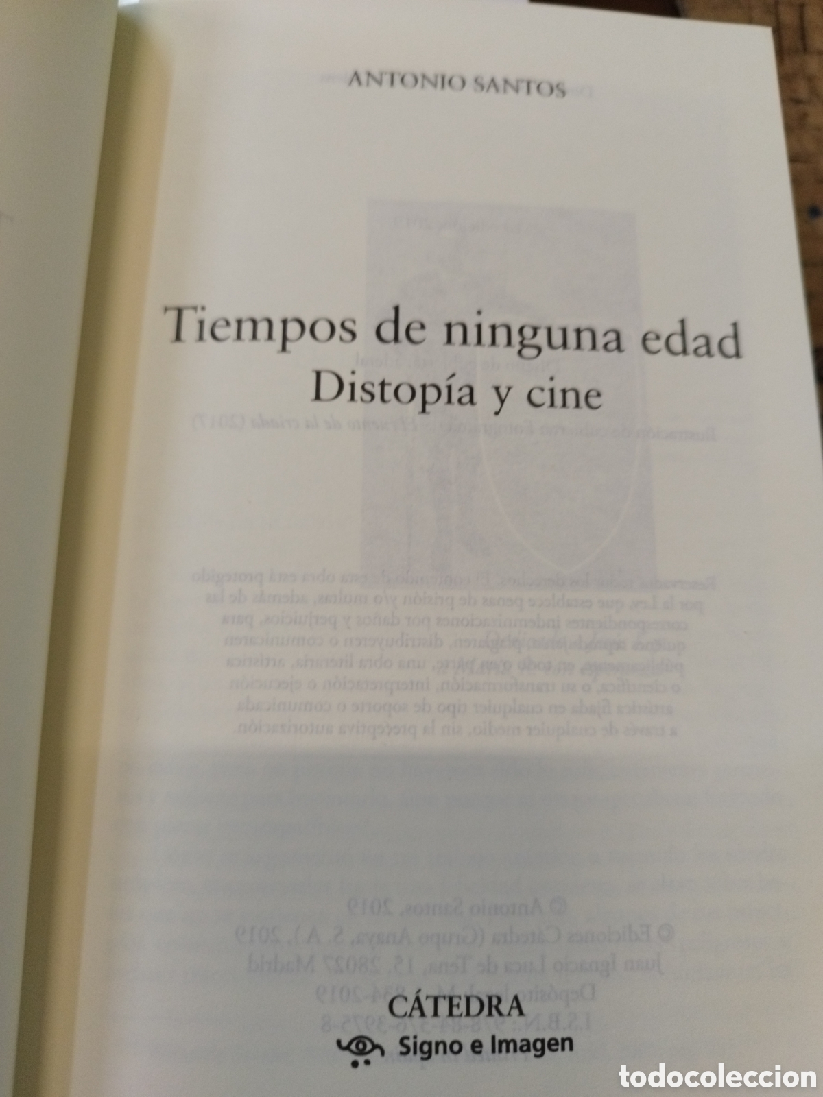 Libros: TIEMPOS DE NINGUNA EDAD. Distop&iacute;a y cine - SANTOS,Antonio - Foto 3