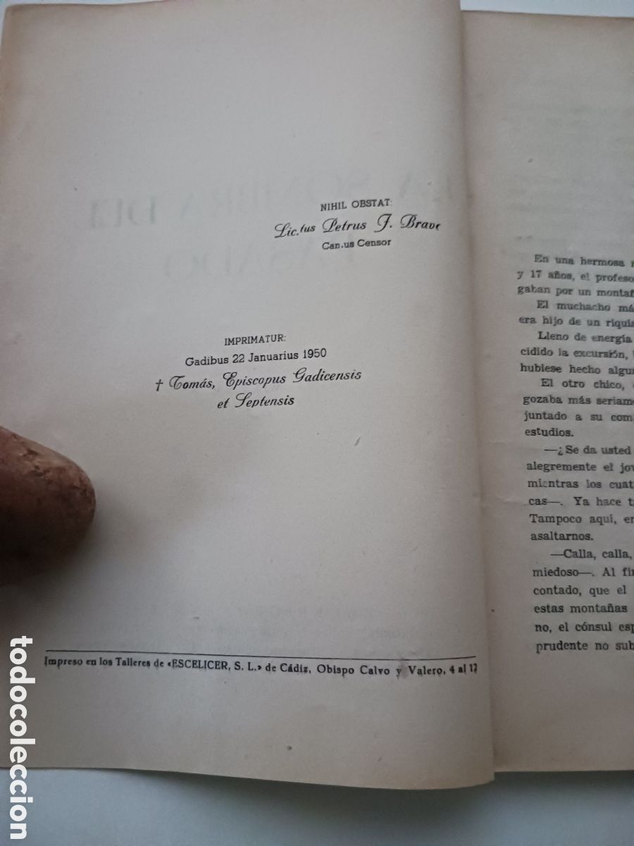 Libros: La sombra del pasado Marianela Palacio 1950 - Foto 4