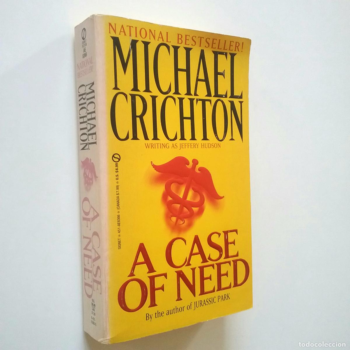 Libros: Michael Crichton - A case of need - Foto 1