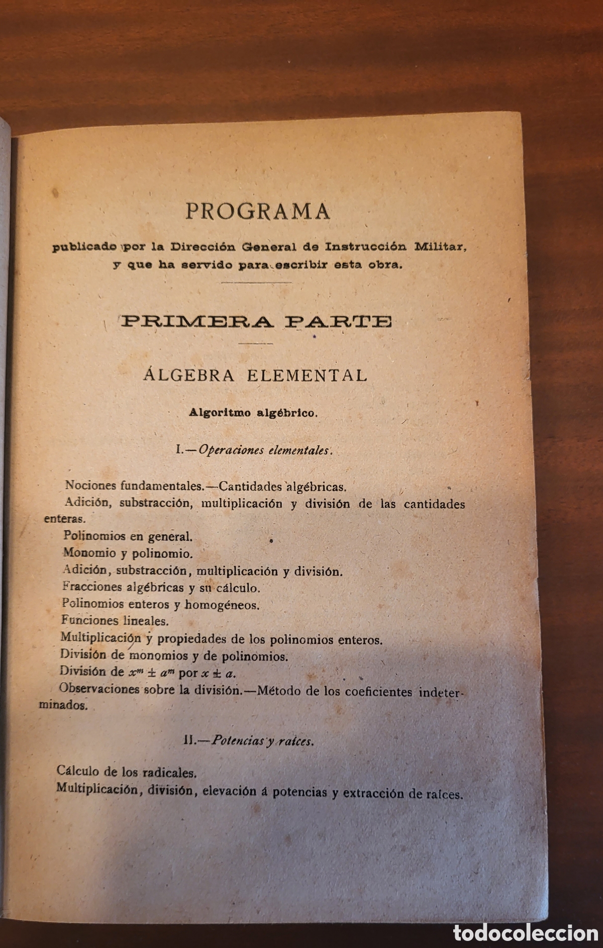 Libros: ALGEBRA [A&ntilde;o 1939]/Ignacio Salinas y Angulo, Manuel Benitez y Parodi - Foto 3