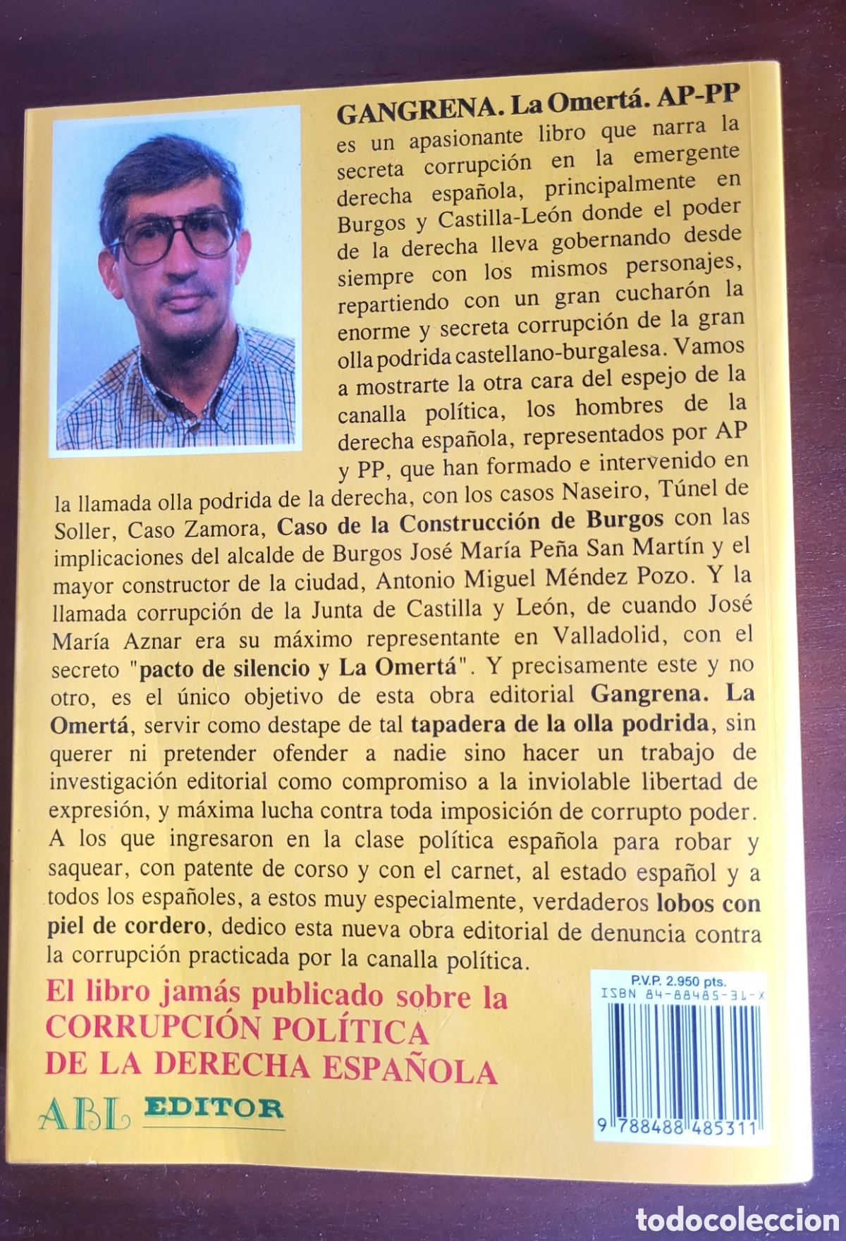 Libros: GANGRENA La OMERTA AP-PP/Alvaro Baeza - Foto 2