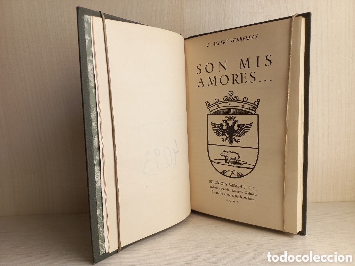 Libros: Son mis amores. Albert Torrellas. Ediciones Memphis, 1944. Ilustrado. - Foto 6