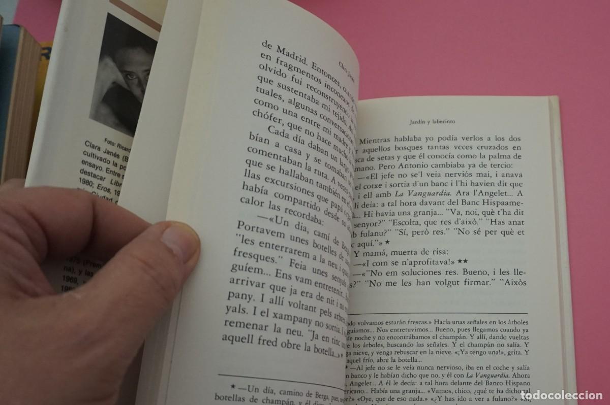 Libros: 6B/ JARDIN Y LABERINTO - CLARA JANES / EDITORIAL DEBATE - Foto 6