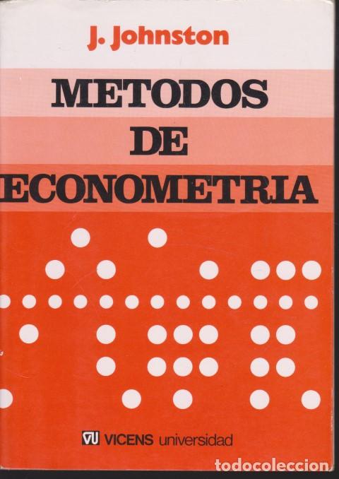 Libros: METODOS DE ECONOMETRIA - J. JOHNSTON - Foto 1