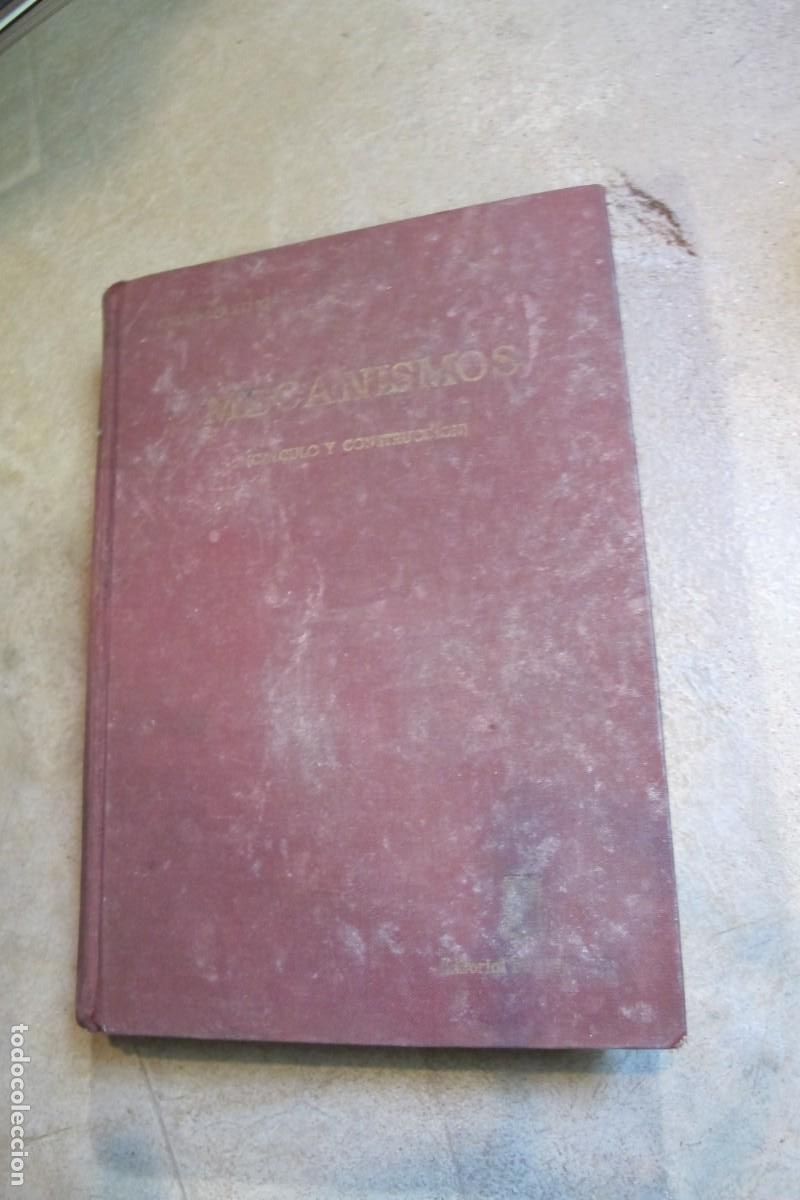 Libros: MECANISMO , CALCULO Y CONSTRUCCION, CELSO MAXIMO DEL COSSO - Foto 1