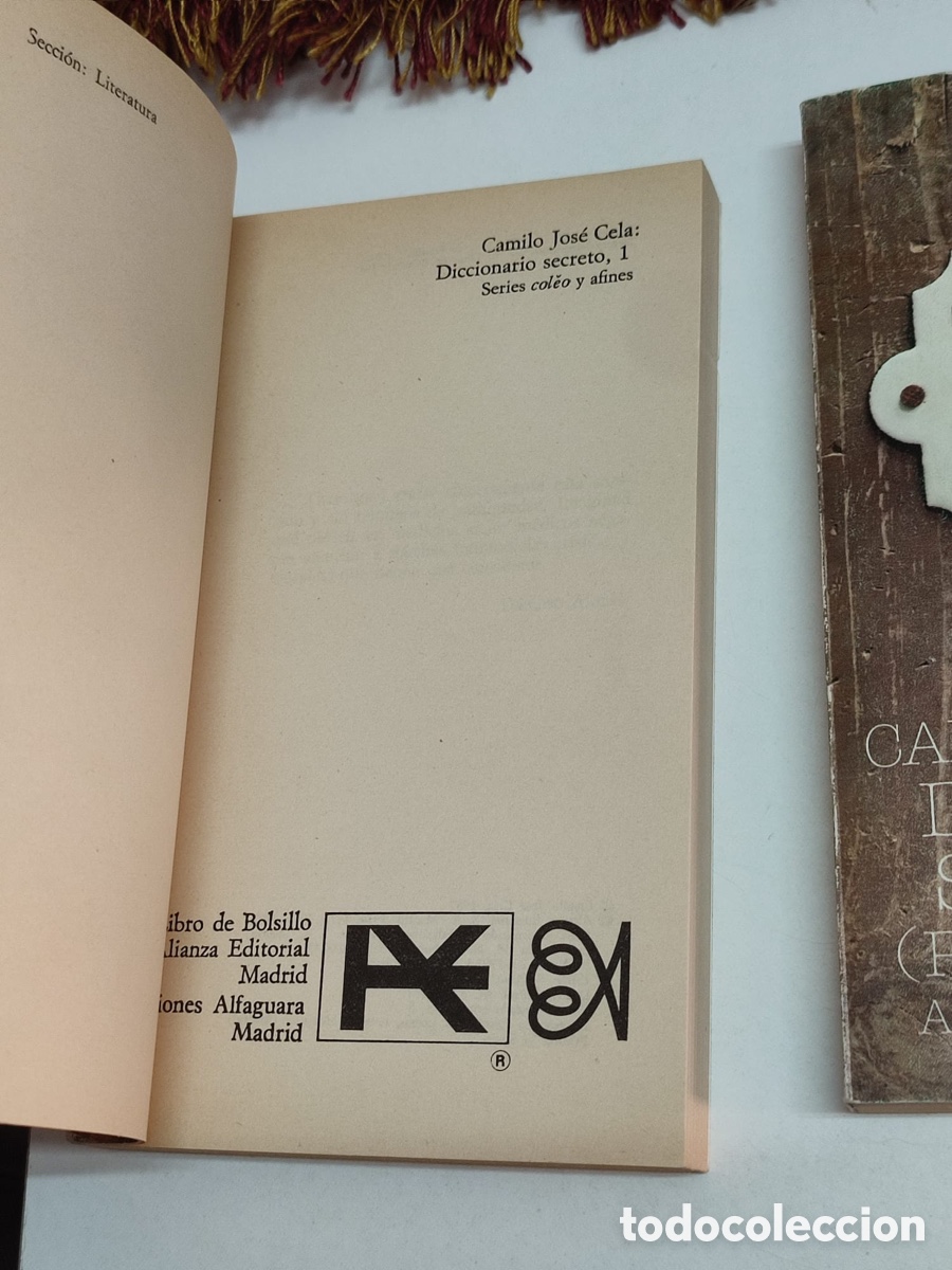Libros: Camilo Jos&eacute;, Diccionario secreto 1 y 2 - Foto 2