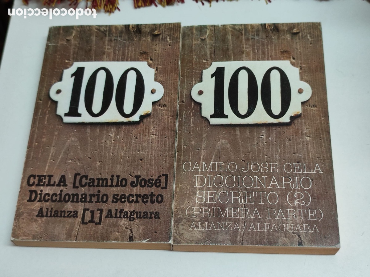 Libros: Camilo Jos&eacute;, Diccionario secreto 1 y 2 - Foto 1