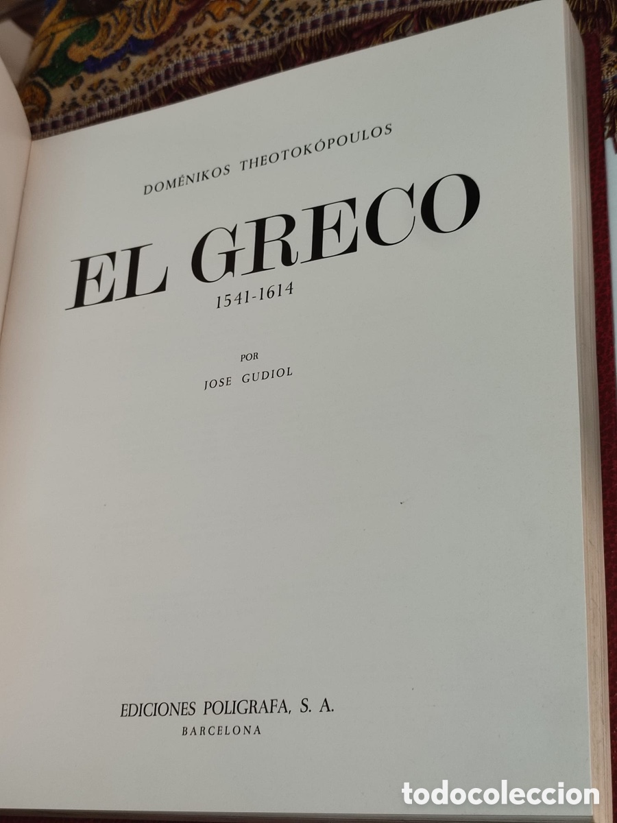 Libros: Dom&eacute;nikos Theotok&oacute;poulos,El greco - Foto 2
