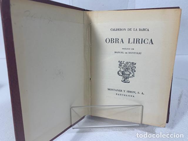 Libros: OBRA LIRICA CALDERON DE LA BARCA PEDRO 1972 - Foto 7