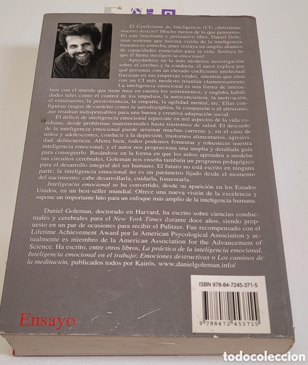 Libros: Inteligencia Emocional - Daniel Goleman - Foto 2
