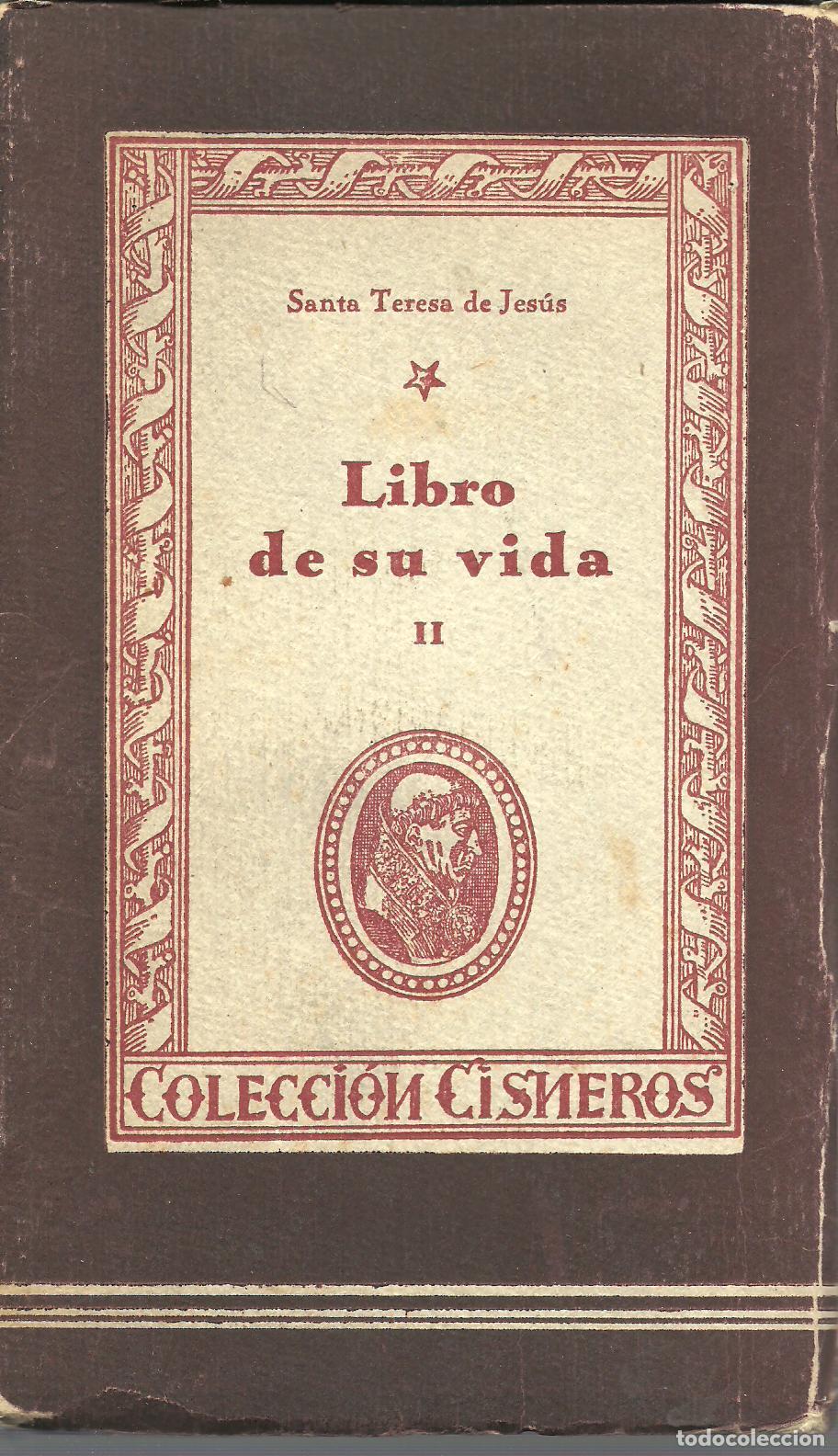 Libros: LIBRO DE SU VIDA II - SANTA TERESA - Foto 1