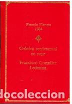 Libros: CRONICA SENTIMENTAL EN ROJO - FRANCISCO GONZALEZ LEDESMA - Foto 1