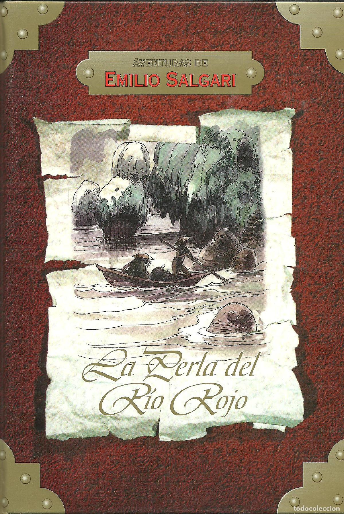 Libros: LA PERLA DEL RIO ROJO - EMILIO SALGARI - Foto 1