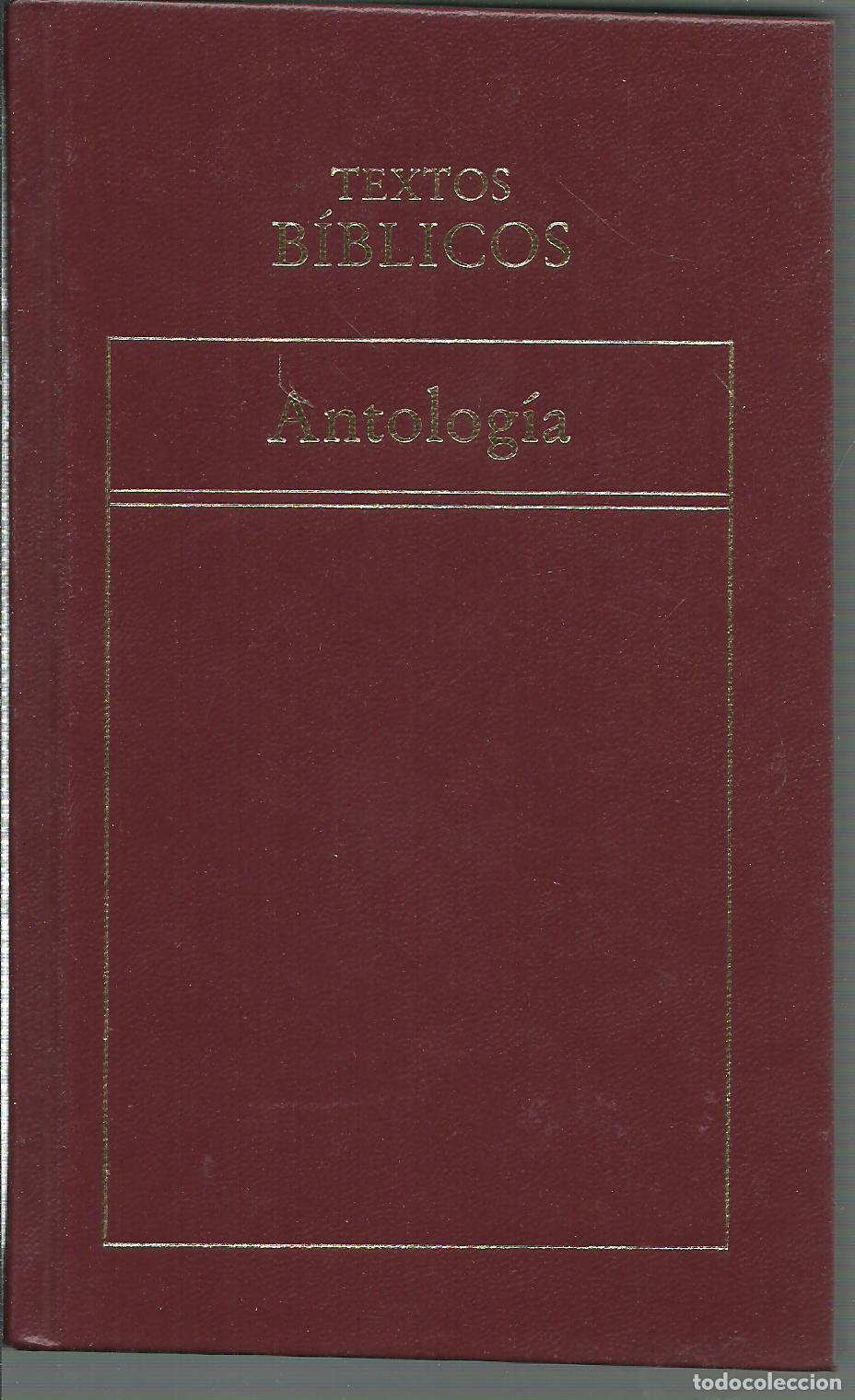 Libros: ANTOLOGIA - TEXTOS BIBLICOS - Foto 1