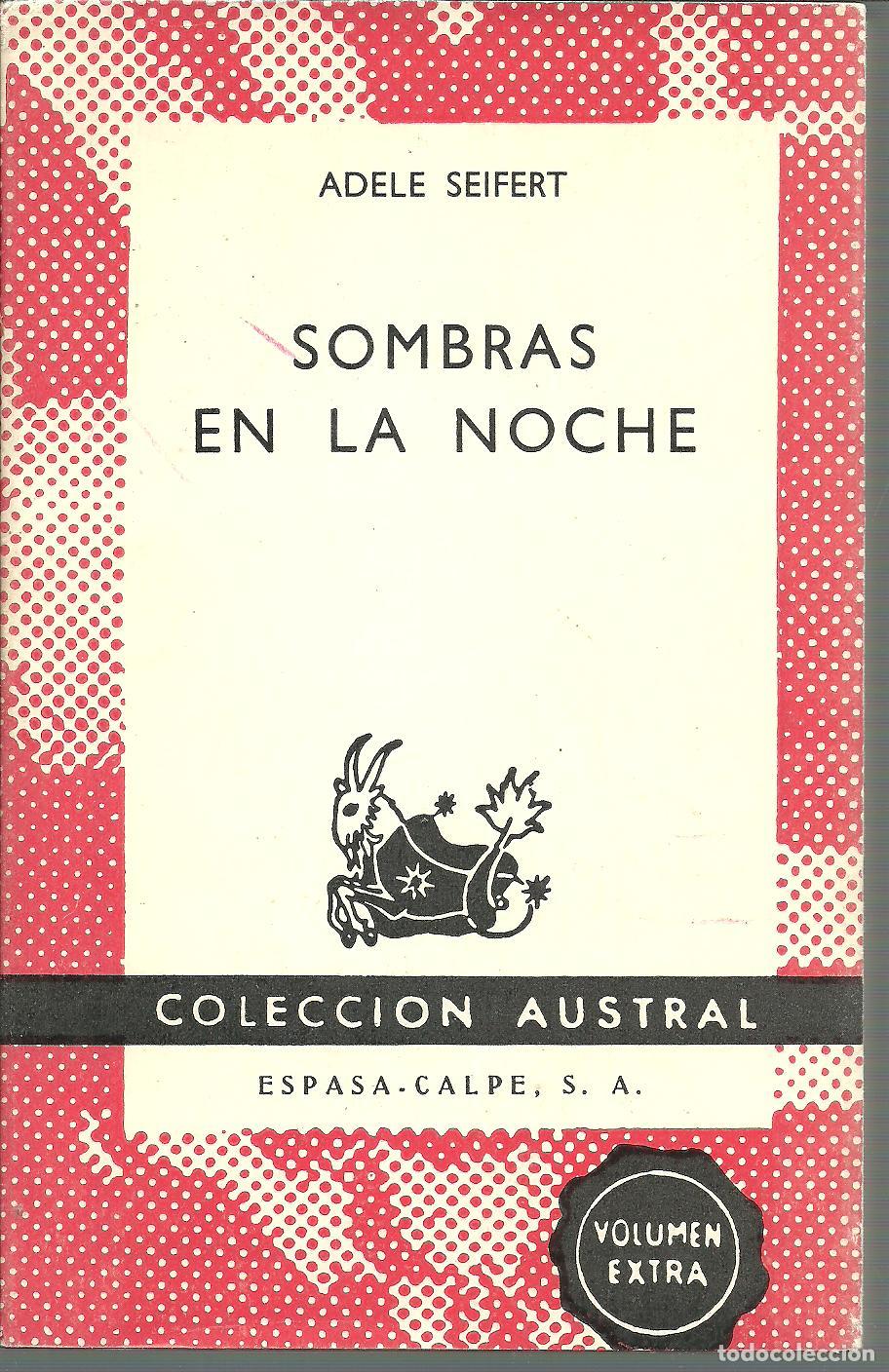 Libros: SOMBRAS EN LA NOCHE - ADELE SEIFERT - Foto 1