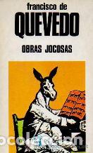 Libros: OBRAS JOCOSAS - FRANCISCO DE QUEVEDO - Foto 1