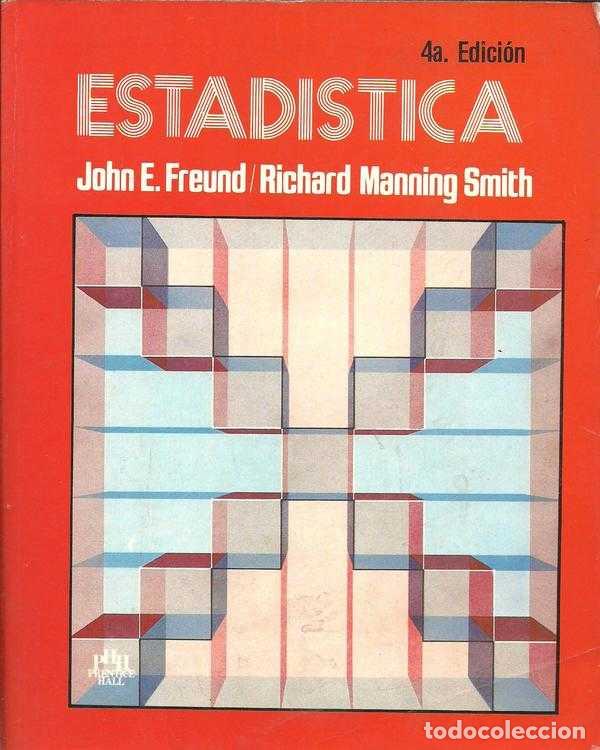 Libros: ESTADISTICA - JOHN E. FREUD / RICHARD MANNING SMITH - Foto 1