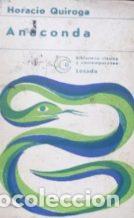 Libros: ANACONDA - HORACIO QUIROGA - Foto 1