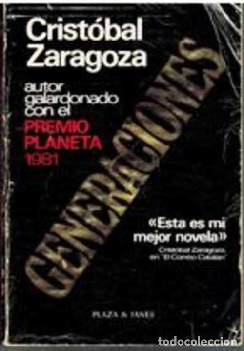 Libros: GENERACIONES - CRISTOBAL ZARAGOZA - Foto 1