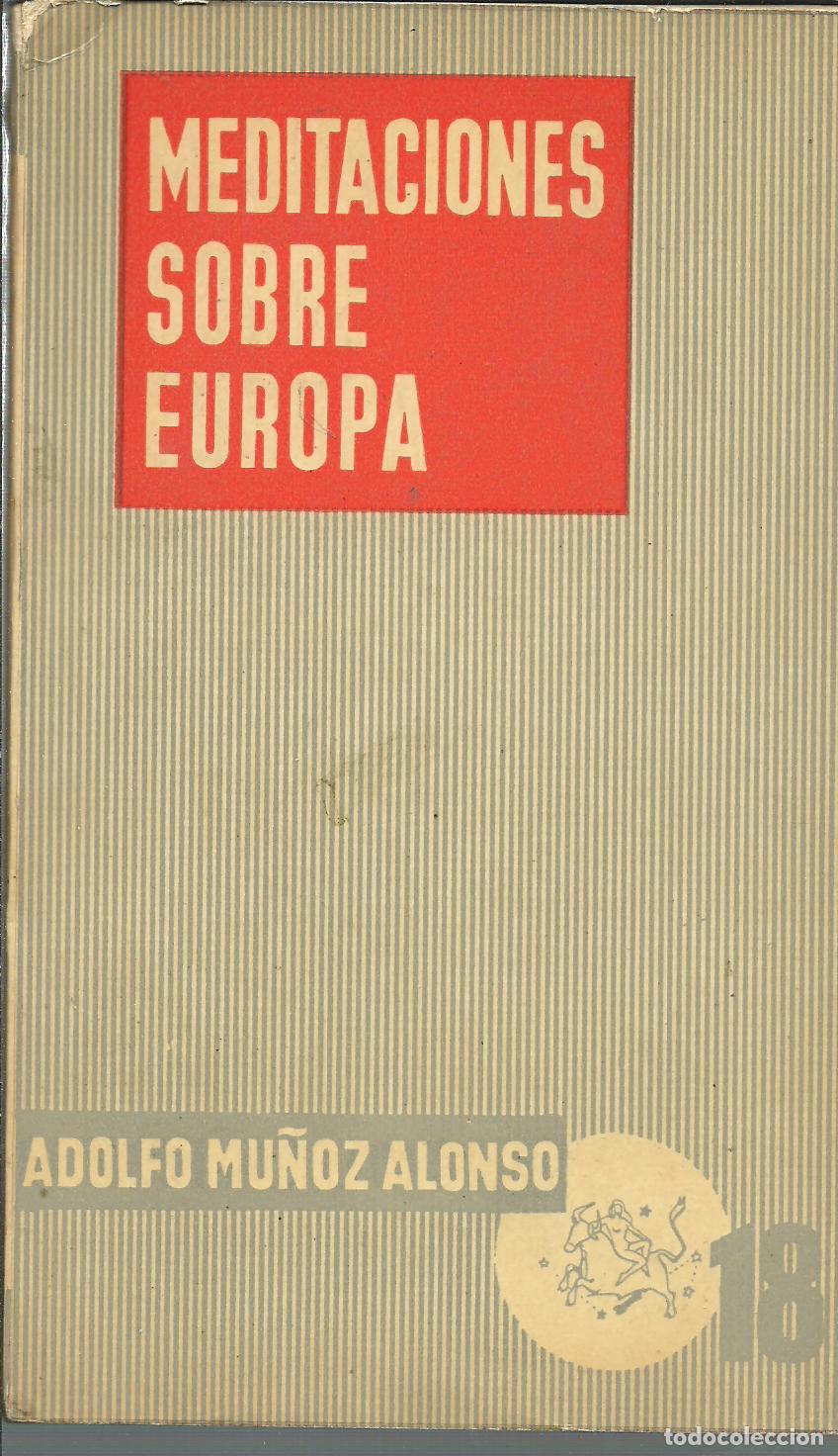 Libros: MEDITACIONES SOBRE EUROPA - ADOLFO MU&Ntilde;OZ ALONSO - Foto 1