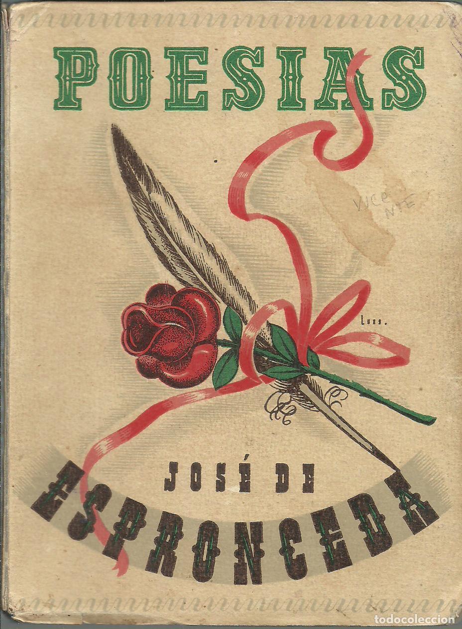 Libros: POESIAS - JOSE DE ESPRONCEDA - Foto 1
