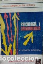 B&uuml;cher: PSICOLOGIA Y CRIMINOLOGIA - MIGUEL HERRERA FIGUEROA