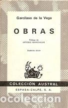 Libros: OBRAS - GARCILASO DE LA VEGA - Foto 1
