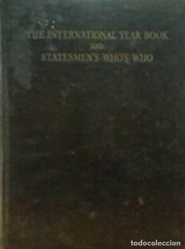 Libros: THE INTERNATIONAL YEAR BOOK AND STATESMEN&acute;S WHO&acute;S 1955 - NO INDICA