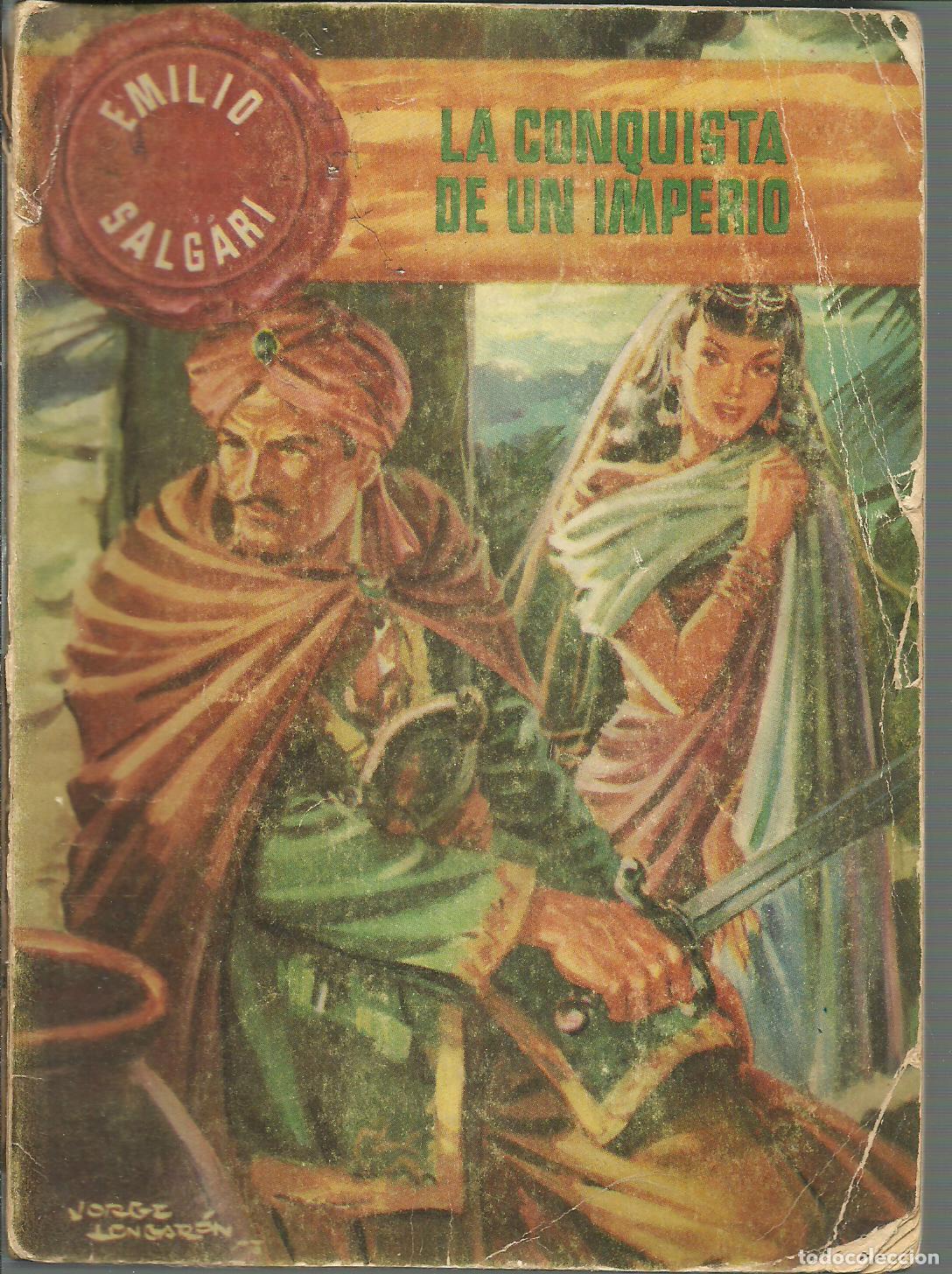 Libros: LA CONQUISTA DE UN IMPERIO - EMILIO SALGARI - Foto 1