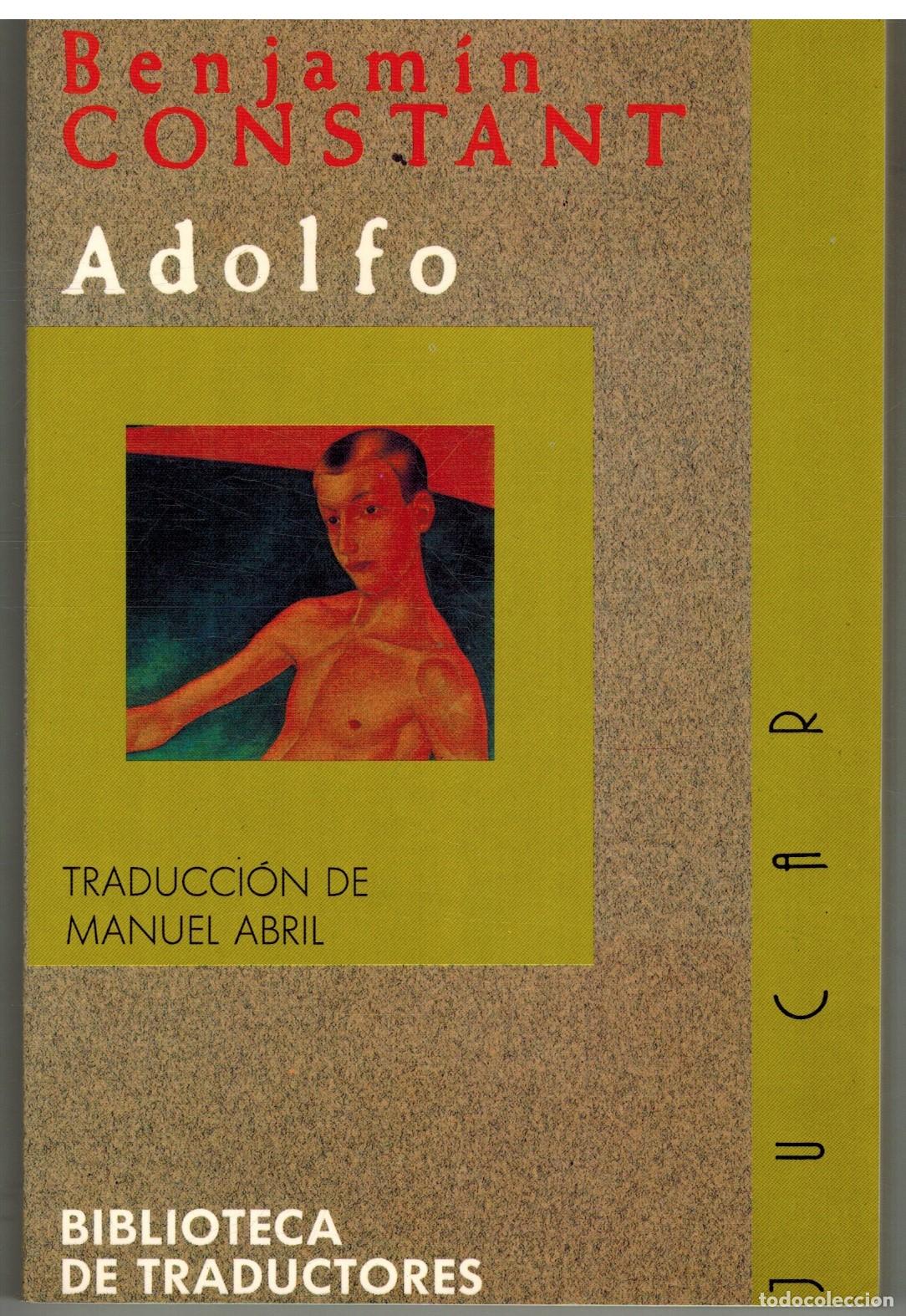 Libros: ADOLFO - BENJAMIN CONSTANT - Foto 1