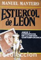 Libros: ESTIERCOL DE LEON - MANUEL MANTERO - Foto 1