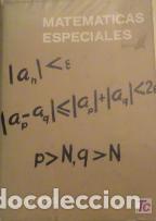 Libros: MATEMATICAS ESPECIALES - SIXTO RIOS - Foto 1