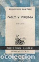 Libros: PABLO Y VIRGINIA - BERNARDINO DE SAINT-PIERRE - Foto 1