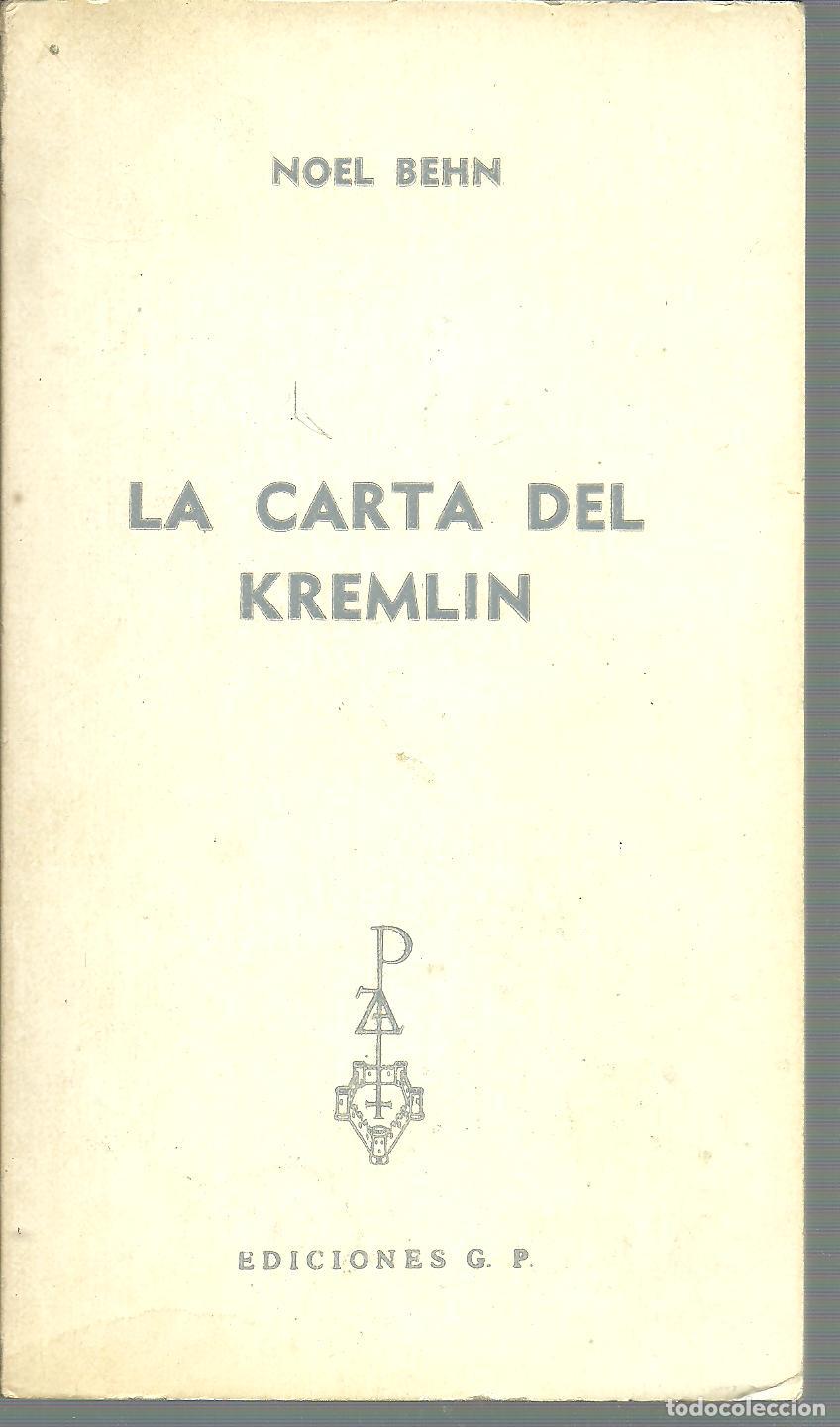 Libros: LA CARTA DEL KREMLIN - NOEL BEHN - Foto 1