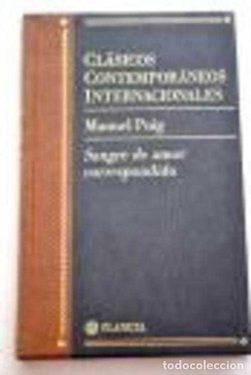 Libros: SANGRE DE AMOR CORRESPONDIDO - MANUEL PUIG - Foto 1