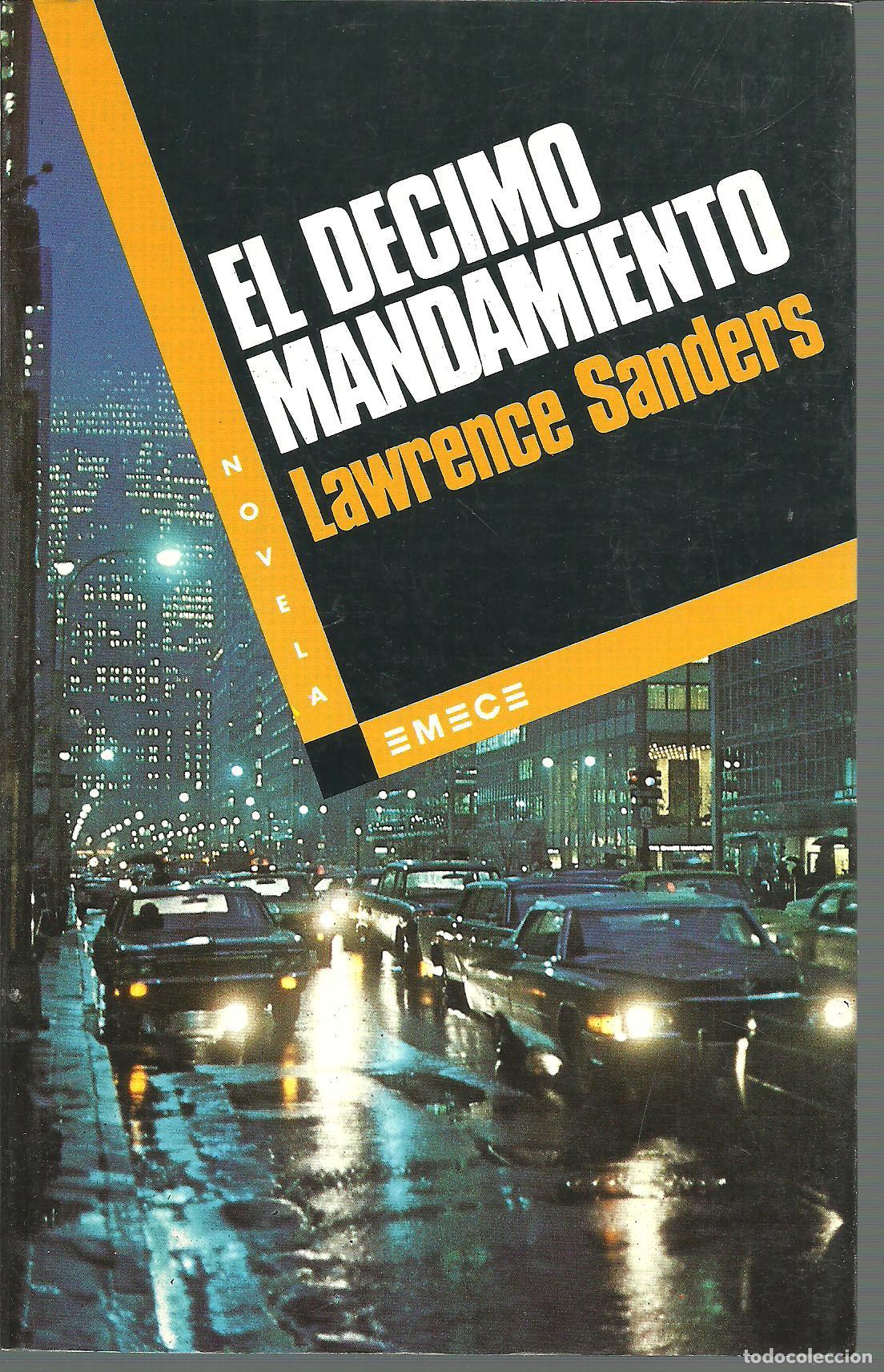 Libros: EL DECIMO MANDAMIENTO - LAWRENCE SANDERS - Foto 1