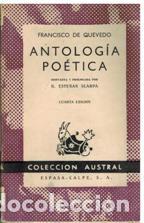 Libros: ANTOLOGIA POETICA - FRANCISCO DE QUEVEDO - Foto 1