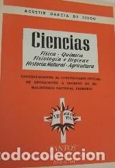 Libros: CIENCIAS - AGUSTIN GARCIA DE DIEGO - Foto 1