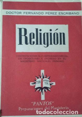Libros: RELIGION - FERNANDO PEREZ ESCRIBANO - Foto 1