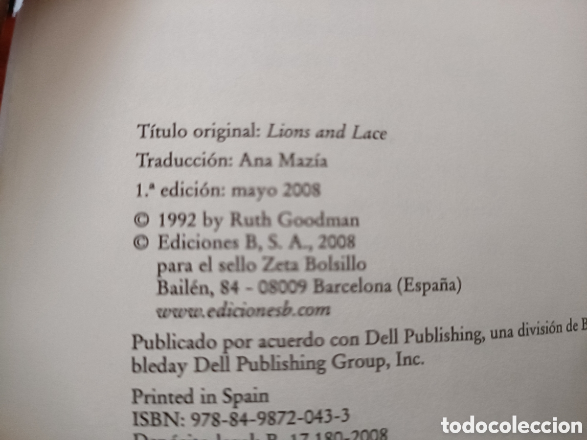 Libros: Libro Encajes y Pecados -Meagan Me Rinney- 1&deg; Edici&oacute;n - Foto 4