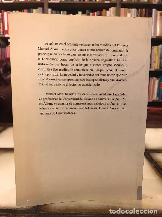 Libros: La lengua de... Manuel Alvar. - Foto 2