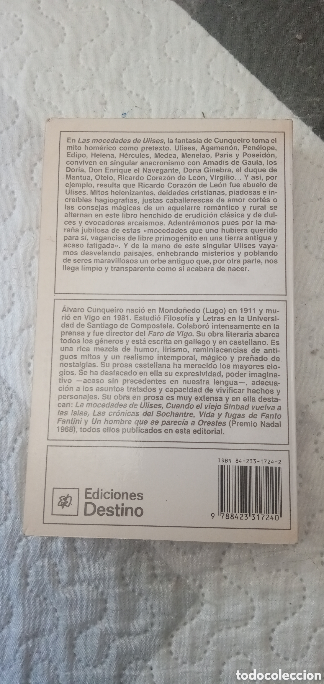 Libros: Alvaro Cunqueiro.Las mocedades de Ulises. - Foto 2